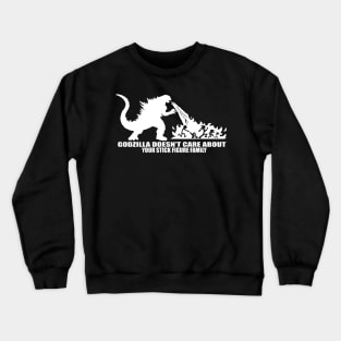 All I Care About Is Godzilla Crewneck Sweatshirt